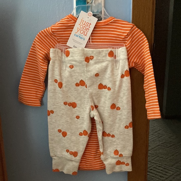 Just one you by Carters Infant 6 Month Halloween outfit. Onesies and pants. - Picture 2 of 7